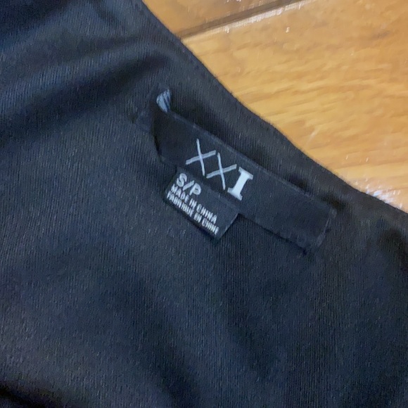 XXI black dress. Small. Worn once. Pairs perfectly w/the Michael Kors shoes! - Picture 2 of 6